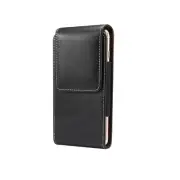 for VIVO IQOO NEO9 (2023) Vertical Leather Holster with Belt Loop