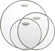 Remo Emperor Clear 3-piece Tom Pack - 10/12/16 inch (5-pack) Bundle