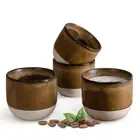 Ceramic Espresso Cup Set - Espresso Cup Set for Coffee and Tea, Espresso Acce...