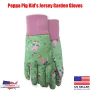 Peppa Pig Kid's Jersey Garden Gloves Comfortable Jersey.