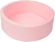 Foam Ball Pool,Ball Pool,Comfortable,Toy,Easy to Clean,Soft,Round Ball Play Equipment for Bedroom Indoor Living Room, Pink