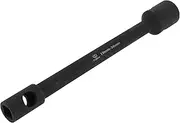 X AUTOHAUX Socket Wrench 400x50mm for Car Motorcycle Dirtbike Repair Spanner Socket Remover Chromium Black Durable Hexagon 19mm,36mm