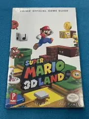 Super Mario 3D Land Prima Strategy Guide Game Book Premiere Edition w/Poster NEW