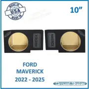 Ford Maverick 2024 10" Sub Box Dual Sealed Subwoofer Enclosure