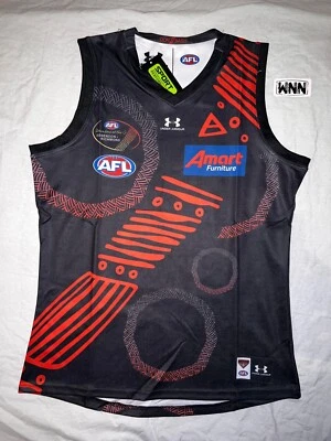 Essendon BOMBERS 2020 Indigenous AFL Jersey / Guernsey *3XL* QLD Seller