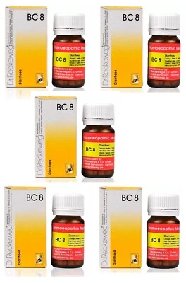 Dr. Reckeweg BC 8 Diarrhoea Homeopathic Remedy 20g X 5 Pack Natural Wellness