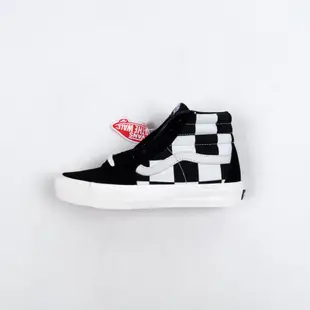 Vans SK8-Hi 黑白 方格 麂皮 休閒運動帆布板鞋 情侶鞋 VN0A4CS5W43