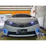 銳訓汽車配件精品 TOYOTA ALTIS 11代 安裝 RF版2代 空力套件 前下巴+後下巴+側裙 (含烤漆)