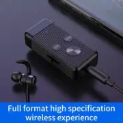 HiFi Headphone Amplifier, Portable 3.5mm Adapter Stereo Audio Receiver Bass for