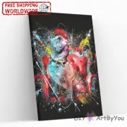 Paint By Numbers Canvas Art Draw Artist Painting Oil Kit Home Decor Pet Bulldog