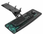 ERGONOMIC Height Adjustable Mouse & Keyboard Tray Under Desk, 28x10'' Large...