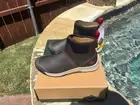 MUCK MEN'S OUTSCAPE CHELSEA BOOT- COFFEE/CROCKERY/BLACK/RIBBON RED - SIZE 9.5