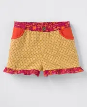 NWT Matilda Jane Girls Woodrose Mixed Print Shorts Size 10 NWT