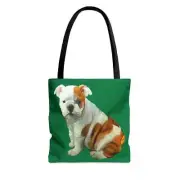 Bugsy the English Bulldog Art Tote Bag