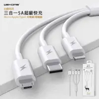 在飛比找Yahoo奇摩購物中心優惠-【WEKOME】 Micro/Apple/TypeC白鹿系列