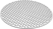 Cabilock Barbecue Grill Mesh Round Oil Draining BBQ Grilling Mat Practical Camping Meat Grate High Temperature Resistant for Vegetables Fish More
