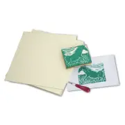 Sax Unmounted Linoleum Blocks, 6 x 9 Inches, Pack of 12