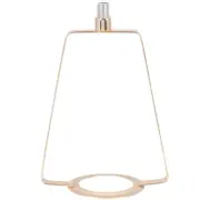 Lamp Shade Frame Decorative Lamp Finial Metal Lamp Harp Light Bulb Holder