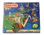 Erector Set #5510 Motion System 10 With 220 Parts Build 10 Models Sealed Meccano