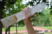 2.6kg Natural Clear quartz Obelisk Quartz Crystal Wand Point Tower Reiki Healing