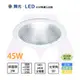 舞光LED 45W 20.5cm 黑鑽石崁燈 適用挑高5米 白/黃/自然光 全電壓 (10折)