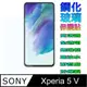 SONY Xperia 5 V 鋼化玻璃螢幕保護貼(全透明無邊框)