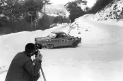 Gerard Larousse Robert Yschard NSU Prinz Sport 1967 Rally Car Old Photo