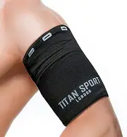 Titan Sport Mobile Phone Armband Universal Holder Sleeve, Running/Jogging/Gym/Sport Exercise Arm Bag for Adult Women & Men, Suitable for All Devices Up to 7 Inches (Large)