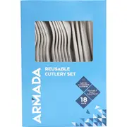 Armada Reusable Cutlery Set 18 pack
