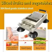Commercial Stainless Steel Boiled Egg Slicer Cutter Tomato Fruit Kitchen Chopper