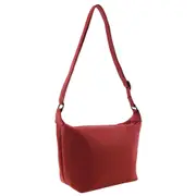 Milleni Women's Stylish Leather Shoulder Crossbody Bag 33x26cm Red