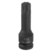 T70 Torx Bit Socket 1/2" Drive 6 Point Torx Star Screwdriver Socket Adapter