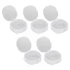 Powder Puff Container Safe Dustproof ABS Makeup Puff Box For Nail Tips For
