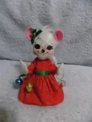 2020 Annalee Whimsy Girl Christmas Mouse New No Tag