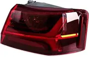 LED Taillight Compatible With Audi A6 C7 Sedan 2016 2017 2018 Rear Turn Signal Driving Light Brake Light Reverse Light Warning Signal Lamp(Outside Right)