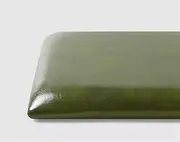Square Leather Chair Cushion Sponge Seat Cushion Waterproof Non-Slip Chair Pad for Bar Stool High Stool Restaurant Chairs Outdoor Seats (Color Bamboo Green Size 33cm/13")