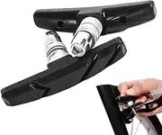 Brake Pads, V Brake Pads, 1 Pair Black Accessories, Calipers, No Noise, No Skid, 70mm, for Front and Back