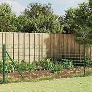 Wire Mesh Fence Green 1x25 m Galvanised Steel,Fence Panels 22.5KG-154089