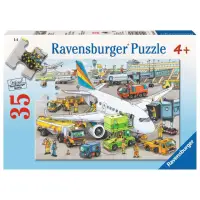 在飛比找momo購物網優惠-【Ravensburger】維寶拼圖 忙碌機場 35片