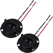 2pcs Korean Headlight Stand Light Holder Headlight Socket Bulb Holder Bulb Socket for Vehicle Vehicle Supply Automotive Supply Automotive Accessory Plastic Black