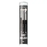 Da Vinci Dry Brush Synthetic Goat Brushes, Set of 3