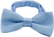 [Perfeclan] Kids Bow Tie Tuxedo Bowties Polyester Comfortable Pre Tied Bow Tie Adjustable Bow Ties for Celebrations Birthdays Fancy Dress