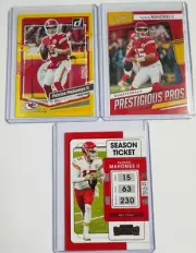 Patrick Mahomes:2021 Panini - Prestige/ Donruss/ Contenders Lot