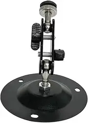 HOMSFOU Security Camera Wall Mount Brackets 360° Rotatable Monitor Mount Material Quick Installation for Home Office