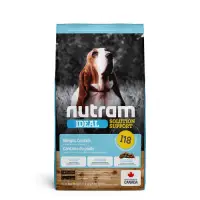 在飛比找Yahoo奇摩購物中心優惠-NUTRAM 紐頓 I18 體重控制 雞肉+豌豆 成犬糧 1