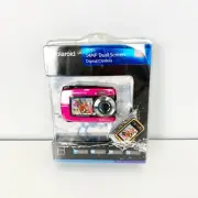 Polaroid Dual Screen iF045 14 MP Digital Camera PINK 3M Water Proof NEW