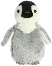 Aurora - Small Gray Flopsie - 12" Penny Penguin - Adorable Stuffed Animal
