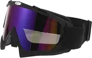 COOLHIYA Motorcycle Goggles for Men Retro Windproof Eye Protection for Off Road Biking and Outdoor Activities Fog Design Stylish and Functional Riding Gear