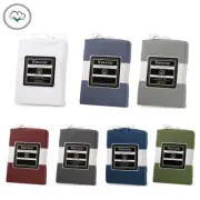 100% Cotton Jersey Super Soft Fitted Sheet Combo Set Double 38cm Wall