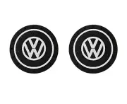 2 pieces VW cup holder mats / coasters